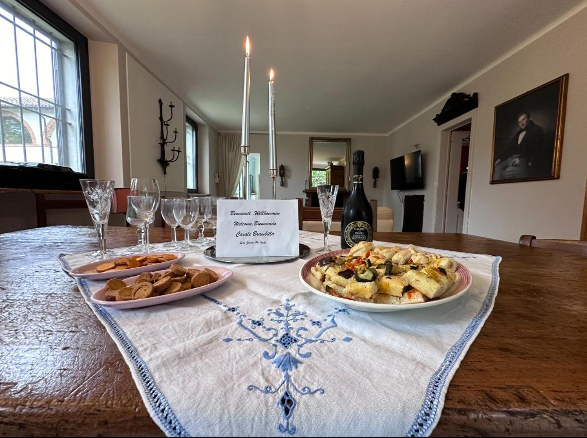 Affascinante Casale Brambilla Vicino Pavia Villa San Zenone al Po Kültér fotó